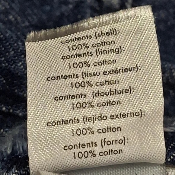 WeWoreWhat Frayed Waist & Hem High-Rise Straight Leg Blue Denim Jeans Size 28 - Picture 16 of 16